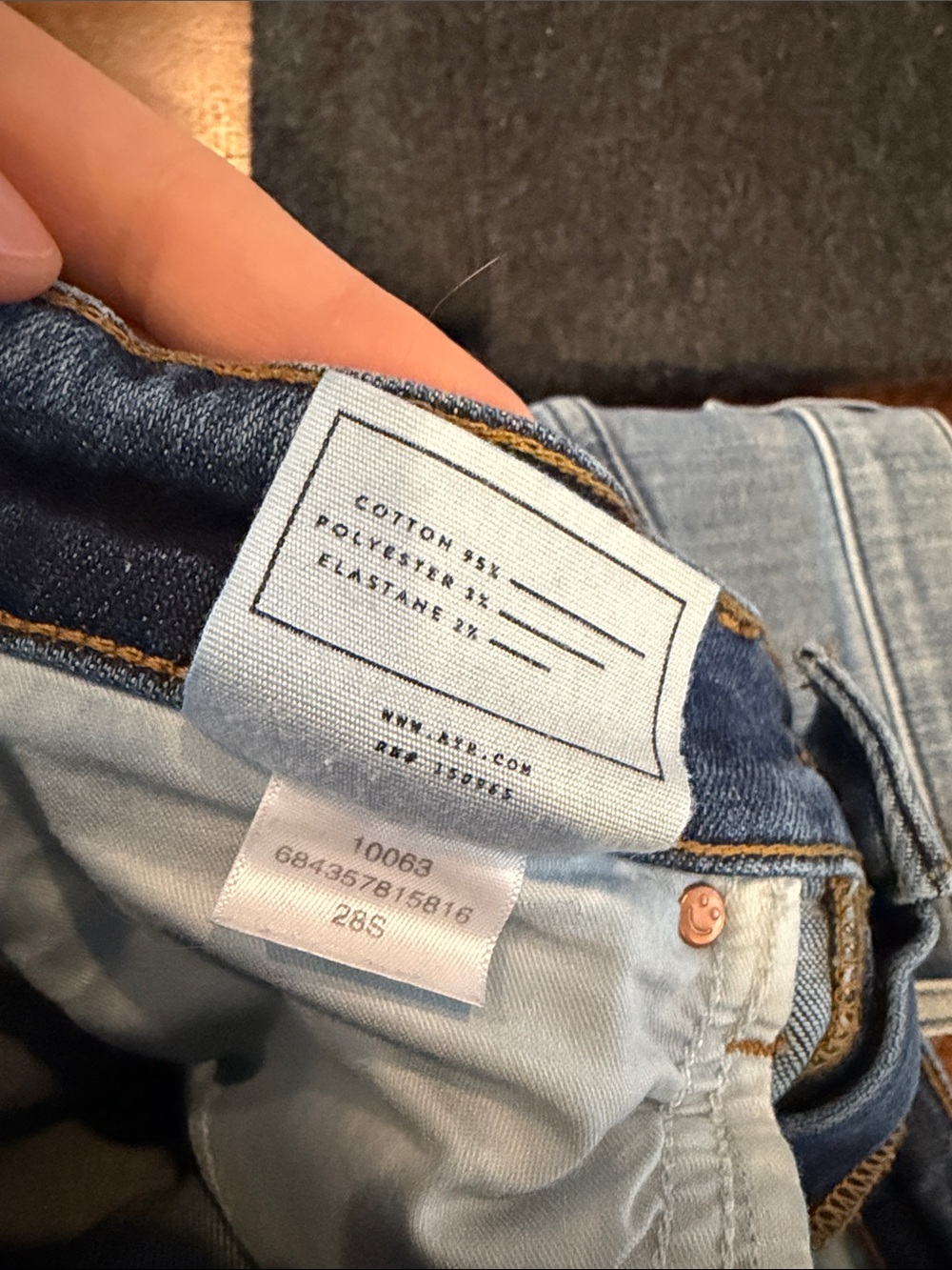 AYR The Pop Jeans 28s | Cropped Straight Leg - Picture 6 of 6